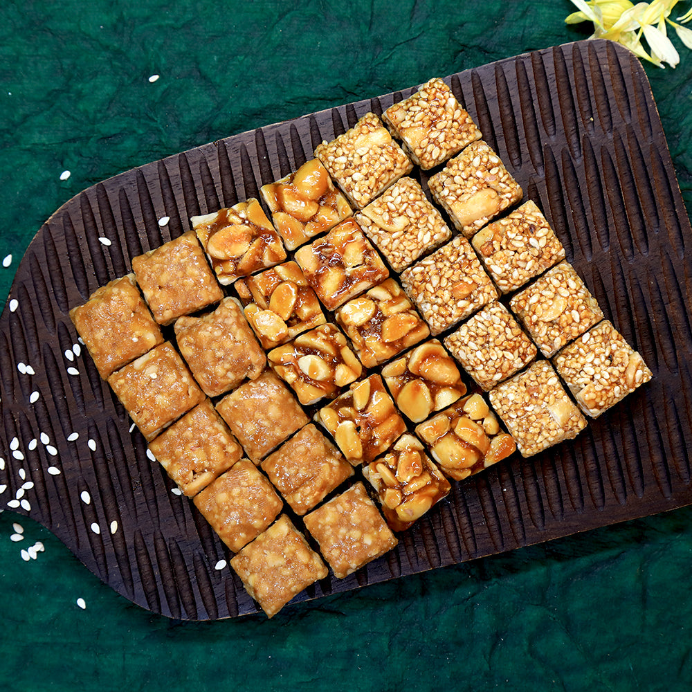 Mixed thudaka chikki 200gms Olive Mithai Shop