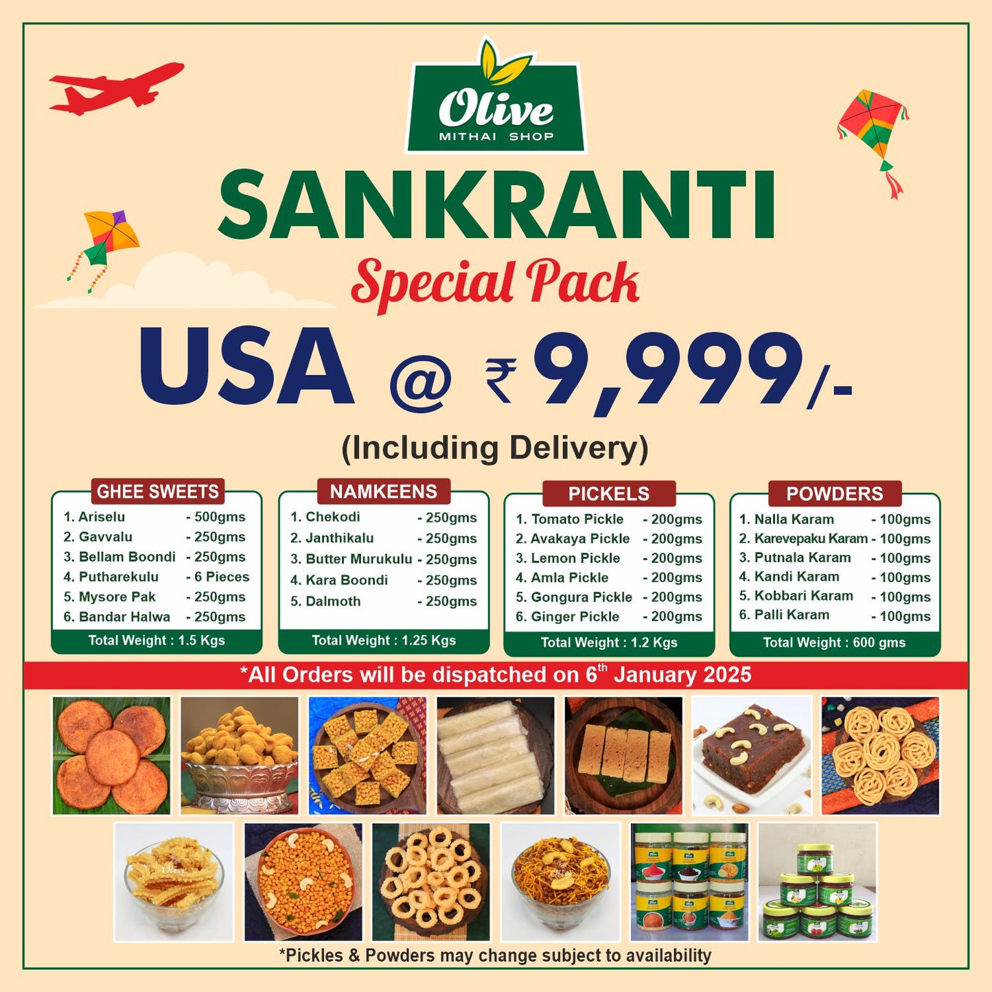 Olive Sankranti Special Pack for US