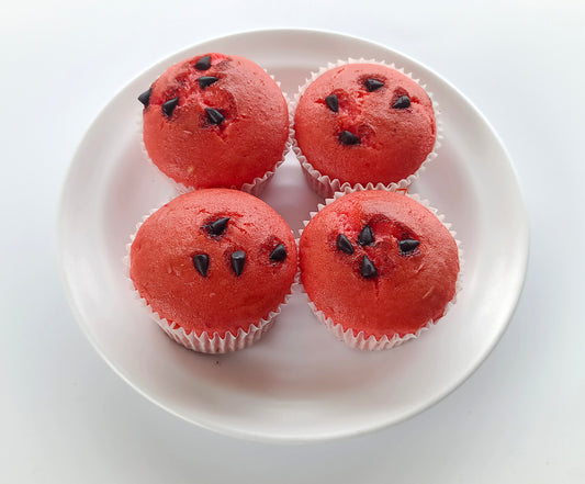 Strawberry Cup Cakes( 4pc pack)